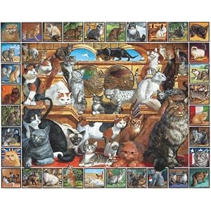 White Mountain Puzzles World of Cats by White Mountain Puzzles