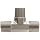 Polyconn PC128NB-2 Nickel Plated Brass Pipe Fitting, Tee, 1/8" NPT Male (Pack of 10)