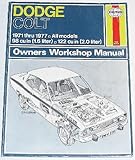 Colt owners workshop manual