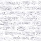 輸入壁紙 イギリス製 Graham & Brown / グラハム・アンド・ブラウン Superfresco White Realistic Brick 101801