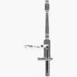 BW Creative Wood HW9507000W Newel Fastener