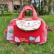 [Catch the Fish-2] Embroidered Applique Kids Fanny Waist Pack / Travel Lumbar Pack (6.7*4.3*2.6)