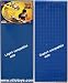 NILO Base Plates Compatible with Lego Duplo - Reversible Double Sided: Lego Platform on One Side / Duplo Board on Reverse - Snap Fit 12x32 (Set of 2x BLUE)
