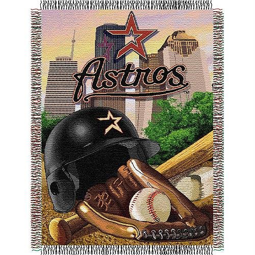 MLB Houston Astros 48-Inch-by-60-Inch Acrylic Tapestry Throw