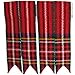 Tartanista Mens Royal Stewart Tartan Pointed Kilt Flashes