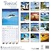 Beaches Calendar - Calendars 2016 - 2017 Wall Calendars - Sunset Calendar - Photo Calendar - Tropical Islands 16 Month Wall Calendar by Avonside