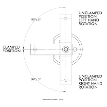 DE-STA-CO 8015 Pneumatic Swing Clamp