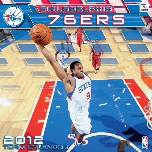 2012 PHILADELPHIA 76ERS 12X12 WALL CALENDAR