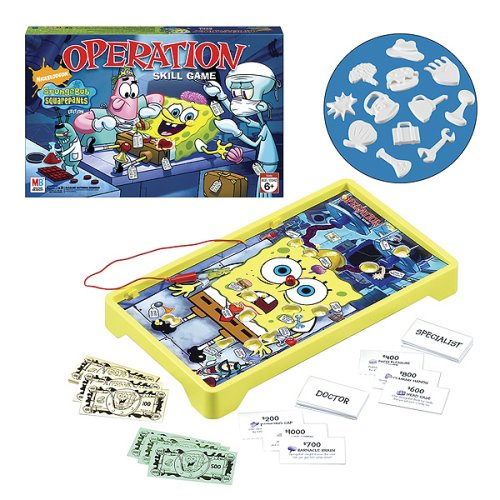 Hasbro Games SpongeBob SquarePants Operation