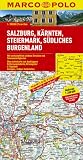 MARCO POLO Karten &Ouml;sterreich 2 Salzburg K&auml;rnten Steiermark S&uuml;dliches Burgenland 1:200.000 - Mairdumont