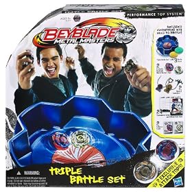 Beyblade Metal Masters Triple Battle Set