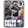Peyton Manning #18 Indianapolis Colts NFL Woven Tapestry Throw Blanket (48x60")"