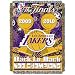 NBA Los Angeles Lakers Championship Back to Back Tapestry
