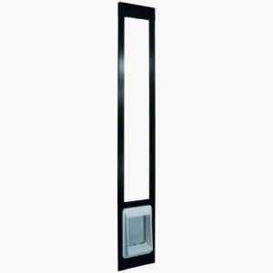 4-Way Cat Flap Pet Patio Door - Tall (Bronze) (93 3/4