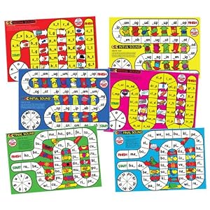 CVC Spelling Board Games