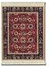 Lextra (Pashmina Flowers), Mouse rug, Black/Red/Tan/Rust/Light Blue, 10.25 x 7.125 Inches, One (MPF-1)