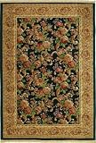 Mohawk Hyde Park Machine Woven 2'1 x 7'10 Rug, Jet Black
