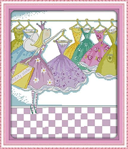 Beverly Stamped Cross Stitch Kits the Little Princess of New Clothes