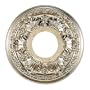 ACANTHUS MEDALLION 11 INCH IN CHROME FINISH