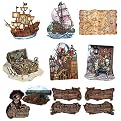 Pirate Cutout Collection