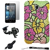 Black and White Zebra Luxury Design Premium Crystal Shiny Rhinestone Carryi ....