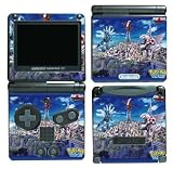 Pokemon Diamond Emerald game SKIN 4 Nintendo GBA SP