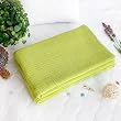 [Green] 100% Cotton Thermal Cellular Throw Blanket (90 by 108 inches)