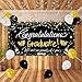 90shine 25PCS Graduation Party Supplies 2020 - Large Congrats Grad Banner Garland Photo Backdrop+Balloons+Hanging Swirls Decorations Favors