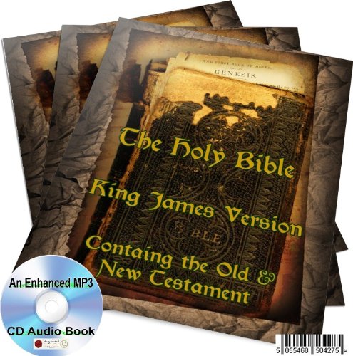 THE KING JAMES BIBLE OLD AND NEW TESTAMENT AN ENHANCED MP3 CD AUDIO BOOK