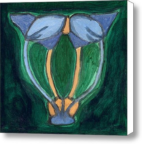 Nouveau Flower Canvas Print / Canvas Art - Artist Caimen Ruff