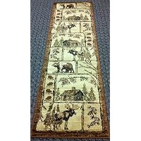 Cabin Style Area Rug Runner 2 Ft. 2 In. X 7 Ft. 2 In. Design # L-362
