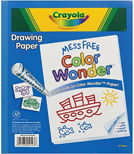 Crayola Color Wonder Drawing Paper (30 sheets)