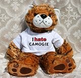 Plush Stuffed Tiger Toy With I Hate Camogie