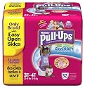 Huggies Pull-Ups Training Pants with Cool Alert, Girls, 3T-4T, 52 Count