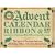 The Advent Calendar Ribbon and Gift Set: Countdown to Christmas with 25 Secret Santa Envelopes