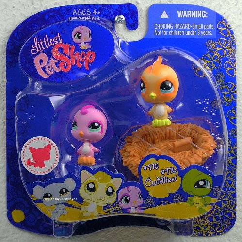 Littlest Pet Shop Assortment 'A' Series 3 Collectible Figure Birds with Nest