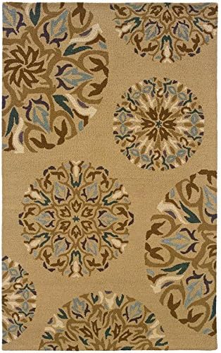 Heirloom Rugs Floral Garden Rug, Beige/Multi, 2' 6" x 8'