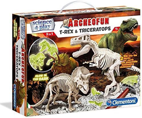 Clemontoni Archeofun T-Rex And Triceratops - Kit by Clemontoni