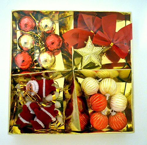 Miniature Christmas Ornament Collection – 4 Types of Ornaments