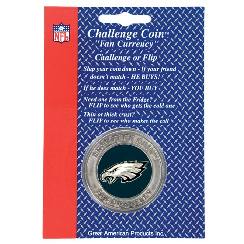 Philadelphia Eagles NFL Challenge Coin/Lucky Poker Chip