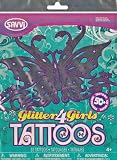 Glitter4Girls Girls Temporary Tattoos - 50+ assorted glitter tattoos