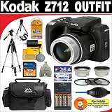 Kodak EasyShare Z712 IS 7.1MP Digital Camera +4GB Deluxe Accessory Kit
