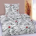 Microfaser Bettw�sche Rose/Zebra
