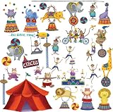 RoomMates Big Top Circus Re-Positionable Children's Wall Stickers