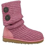 Dusty Rose Cardy Ugg Boots Uggs Big Kids Size 5