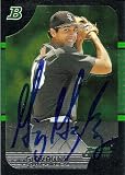 Oakland A's Gio Gonzalez Signed 2005 Bowman Card