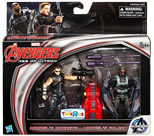 Marvel Avengers Age of Ultron Movie, Exclusive Hawkeye and Falcon Action Figures, 3.75 Inches