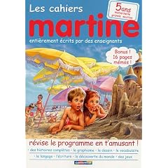 Les cahiers Martine maternelle grande section
