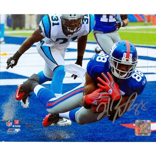 Hakeem Nicks Autographed New York Giants (Horiz TD Catch) 8x10 Photo