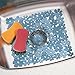 iDesign Blumz Kitchen Sink Protector Mat, Blue